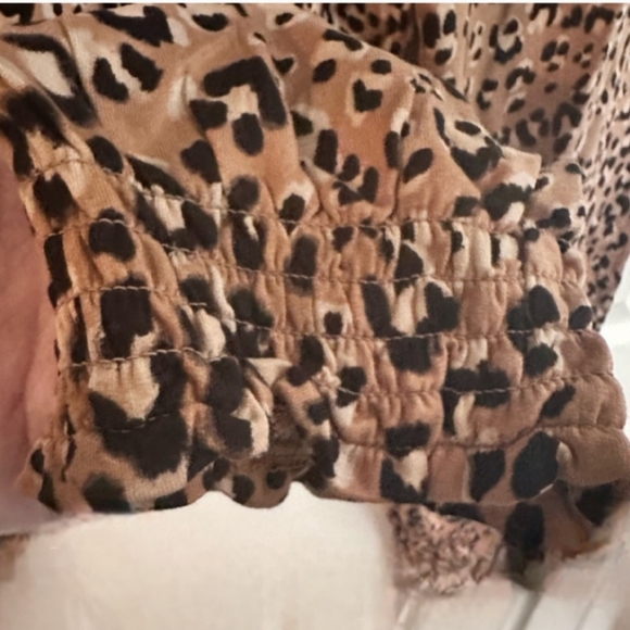 Skinnygirl Leppard Joggers 2 Side Pockets, Elastic Waist, Super Soft Sz Xl NWOT - Picture 4 of 6